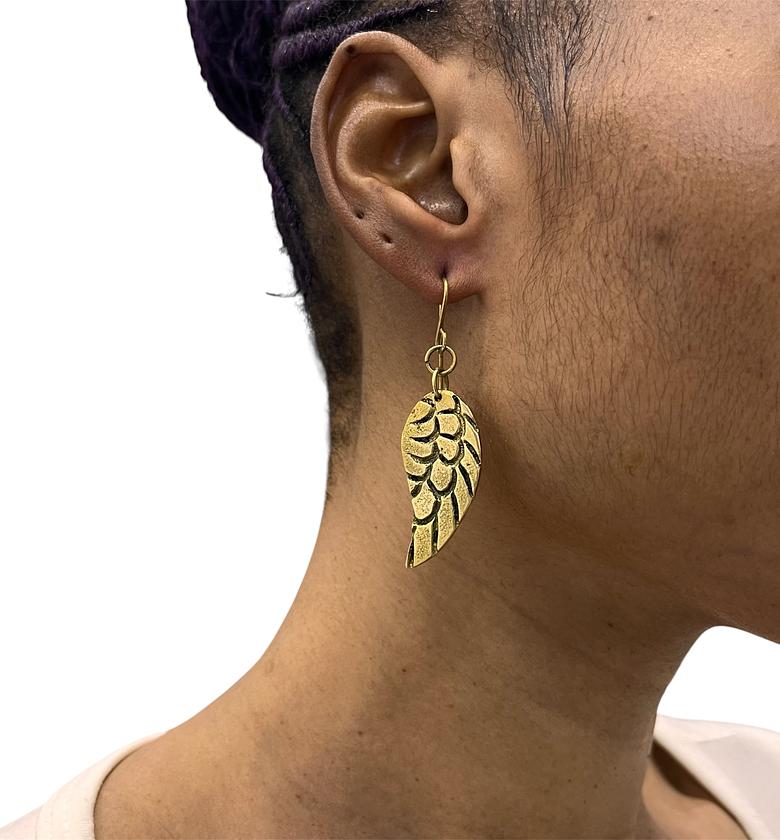  Ajani Brass Earrings  image