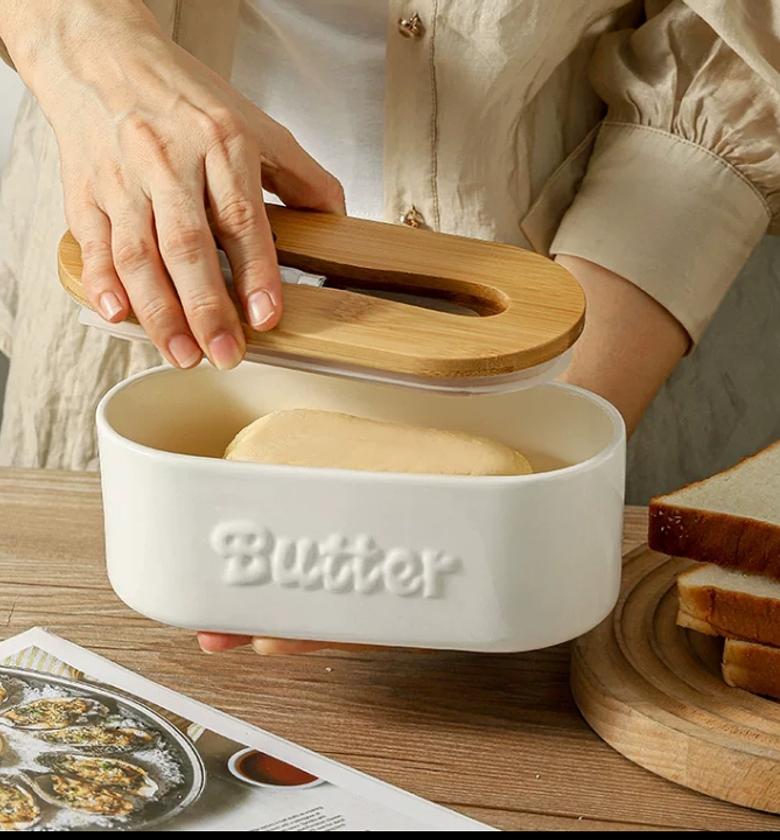 Ceramic  butter dish image