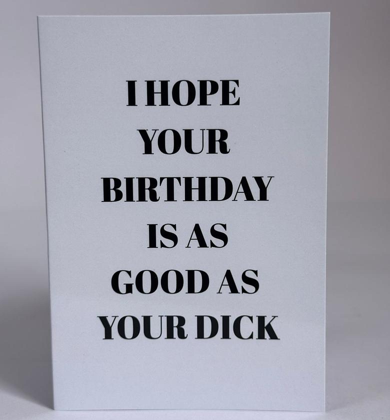 Cheeky Birthday Card image