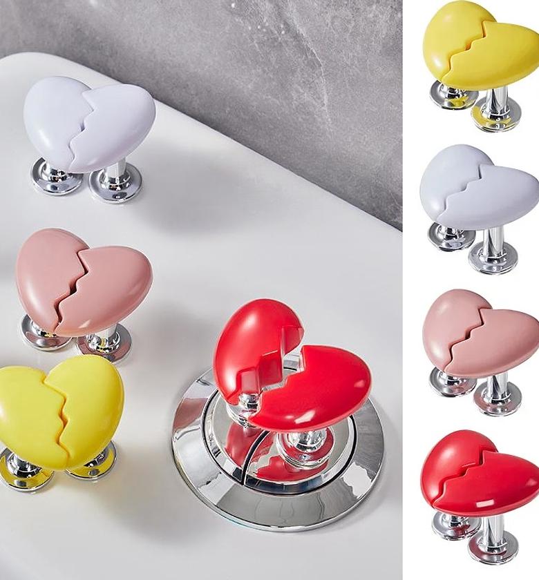 Pair of Toilet Press Nail Protector Flush Button image