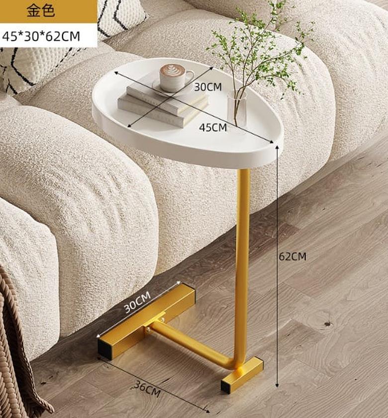 Coffee Tea Table Side Table C-Shaped Sofa image