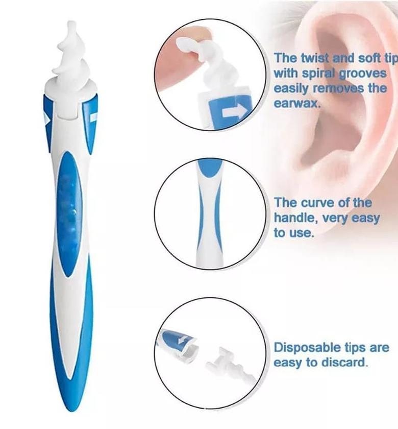 Ear Wax Remover with 16 Replacement Tips image
