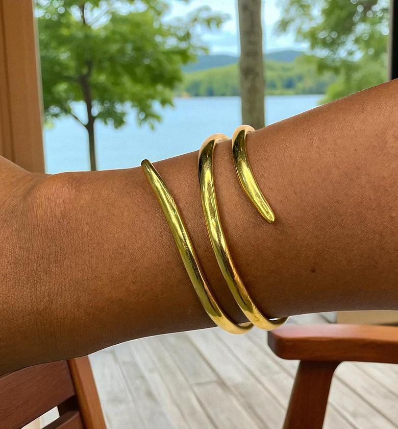 Zuberi Brass Bracelet Adjustable  image