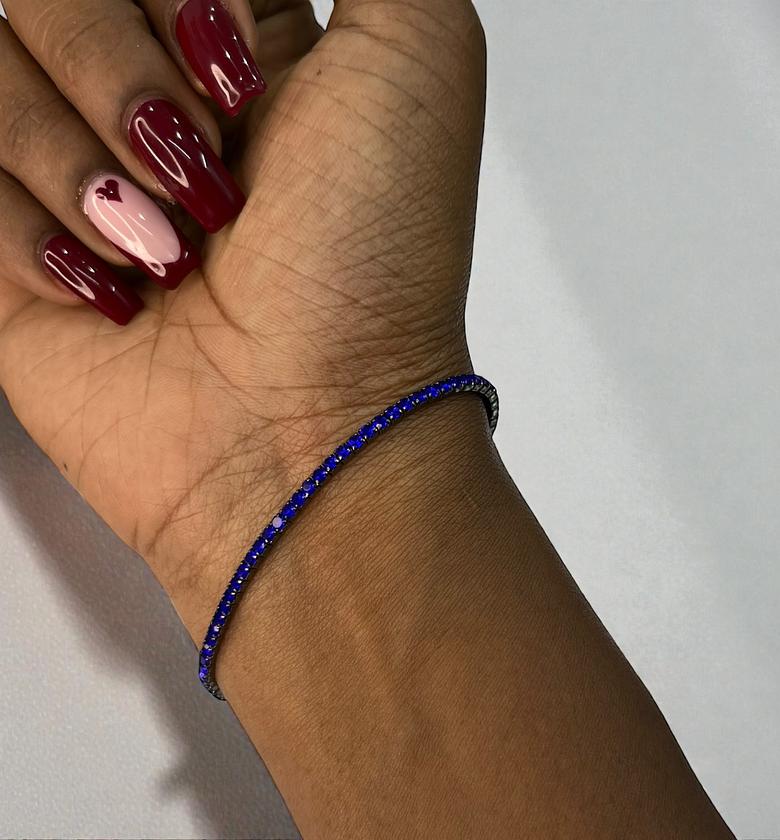 Sapphire Blue Stretch Braceletes image