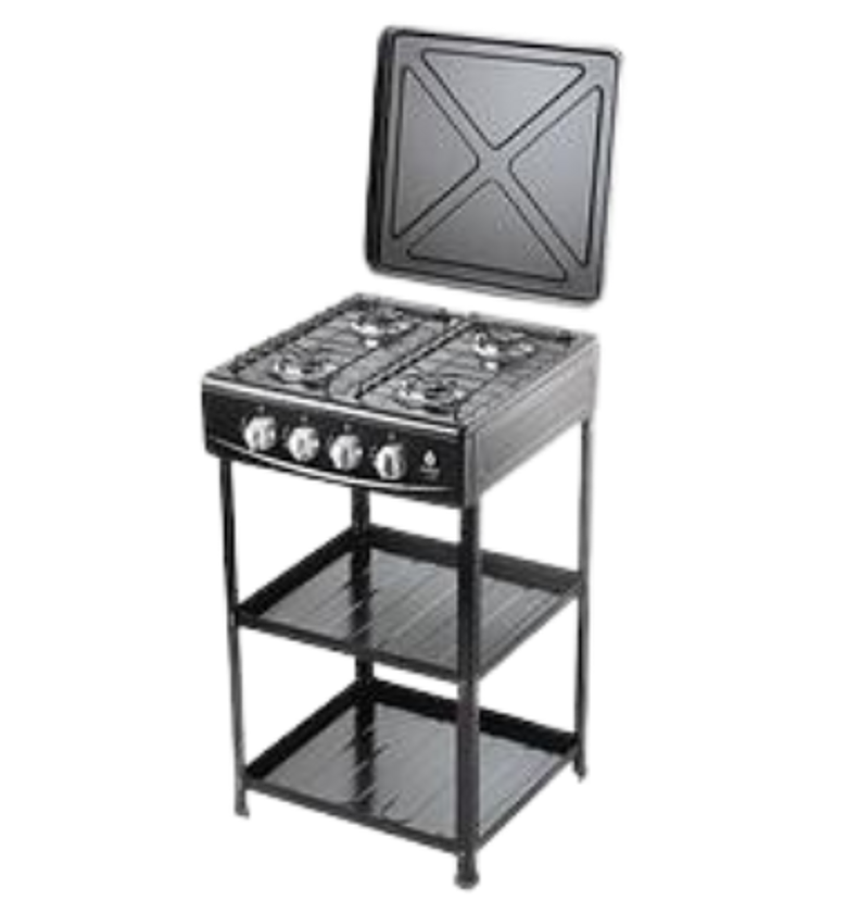 Nunix full gas standing cooker with shelf image
