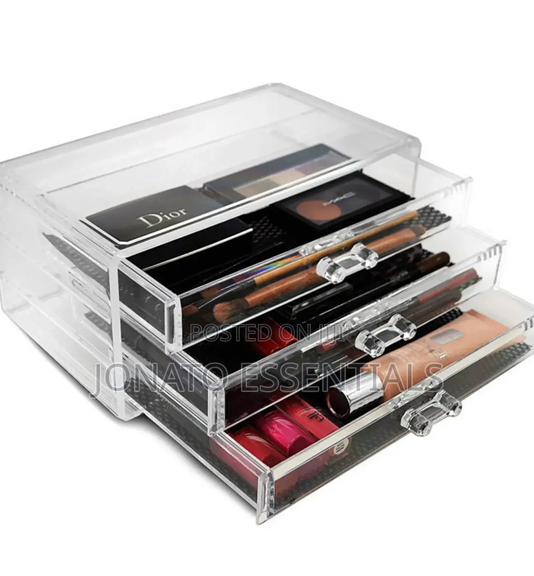 3 Layer Cosmetics Storage Drawer Boxes image
