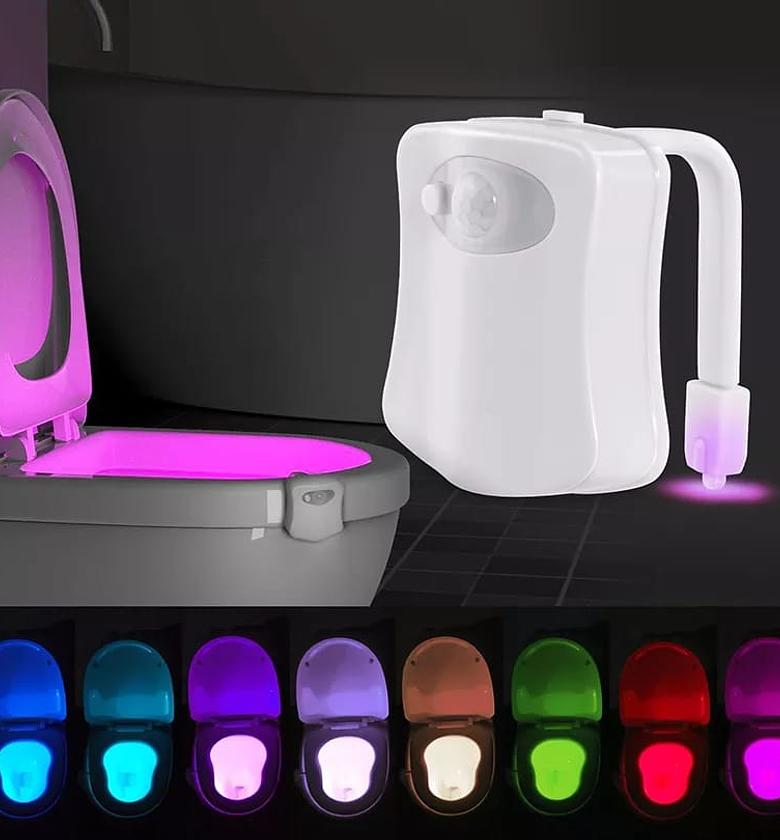 16 Lights Motion Sensor Toilet Seat Light image