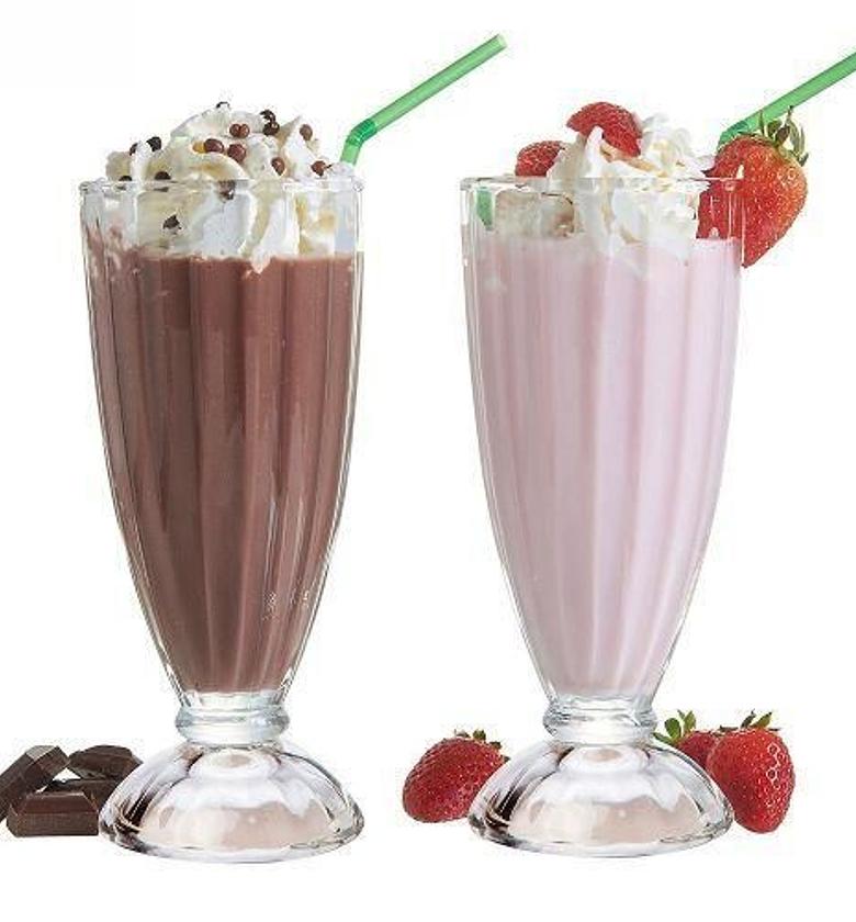 Classy Elegant High Quality Milk Shake/Cocktail Glasses-6pcs image