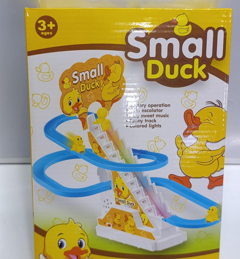 Plastic Duck Climbing Race Track Toy with Lights & Music, make your Baby happy image