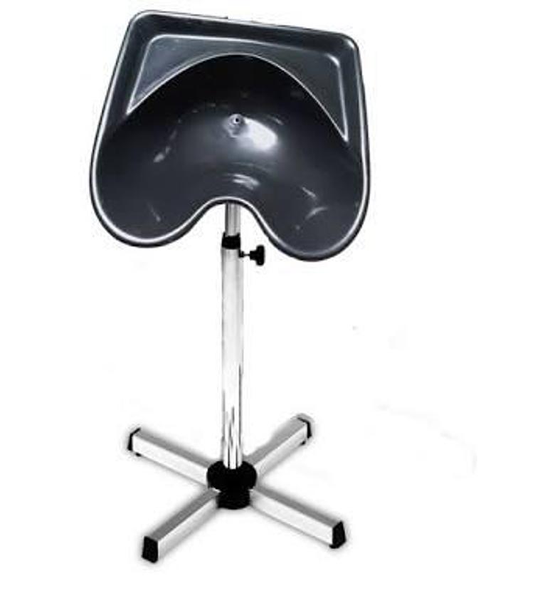 Adjustable Salon Sink, Basin With Stand For Hair Cleaning image
