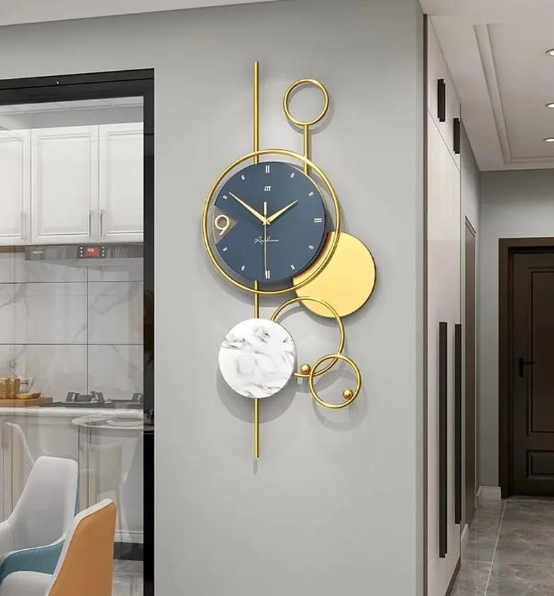 Nordic fashion luxury wall clock. image
