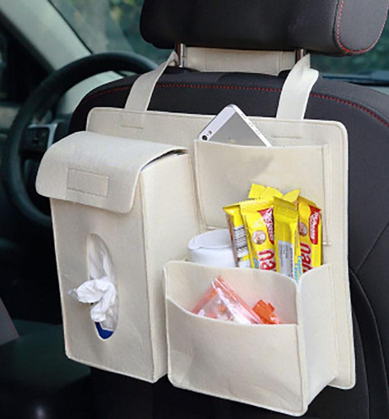 Car Back Seat Storage Bag Organizer image
