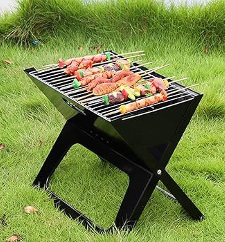 Heavy Portable barbecue CHARCOAL grill X-type  image