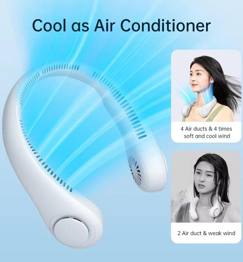 Portable Neck Fan, Body Cooling Fan image