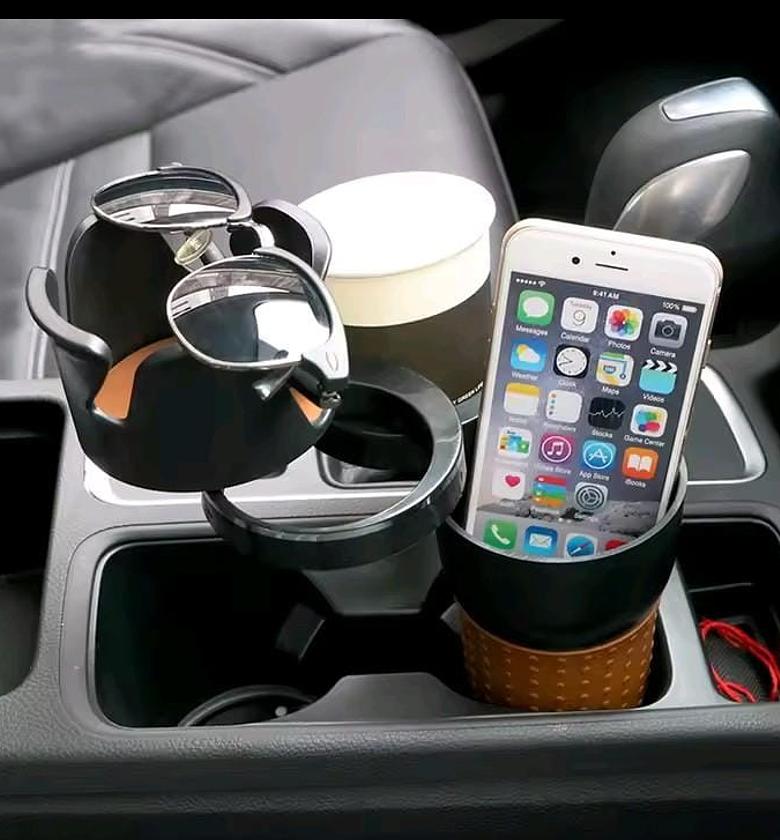 Car Cup Holder Expander And Organizer image