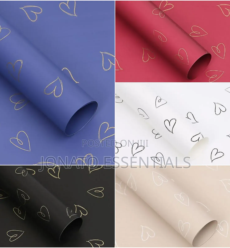 Gift Wrapper Flower Wrapping Paper image