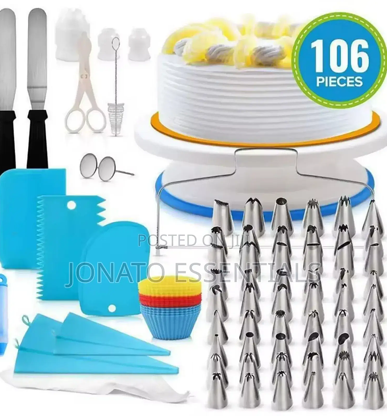 106 Piece Cake Decorating Set, Cake Baking Tools image