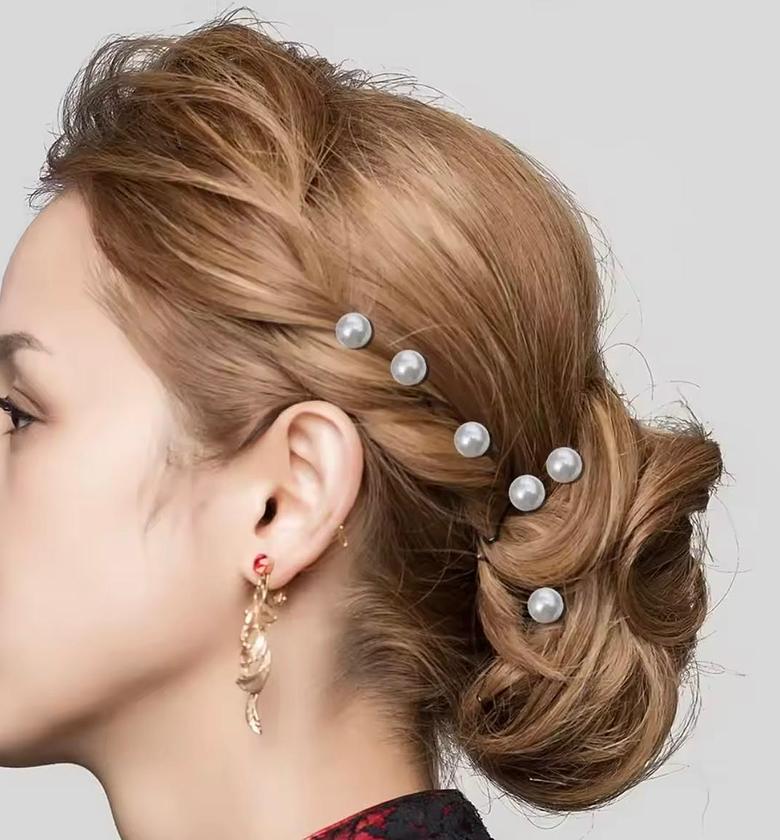 Classic Pearl Orb Hair Pins  image