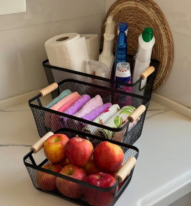 3pc hard plastic baskets  image