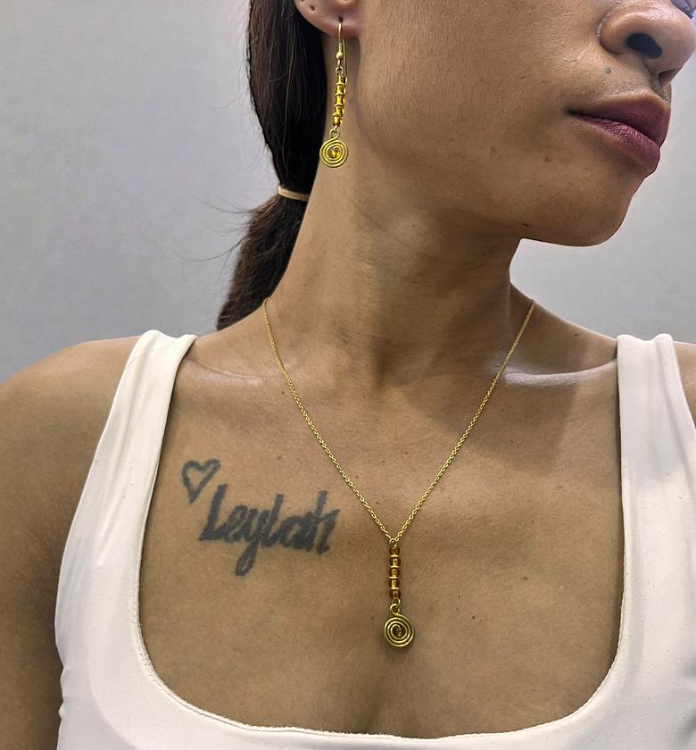 Dokra Jewelry Set image