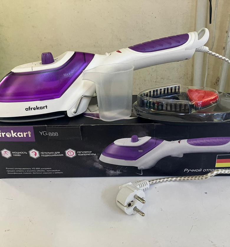 AfroKart Garment Steamer Model:YG-888 Steam Iron Clothes Package image