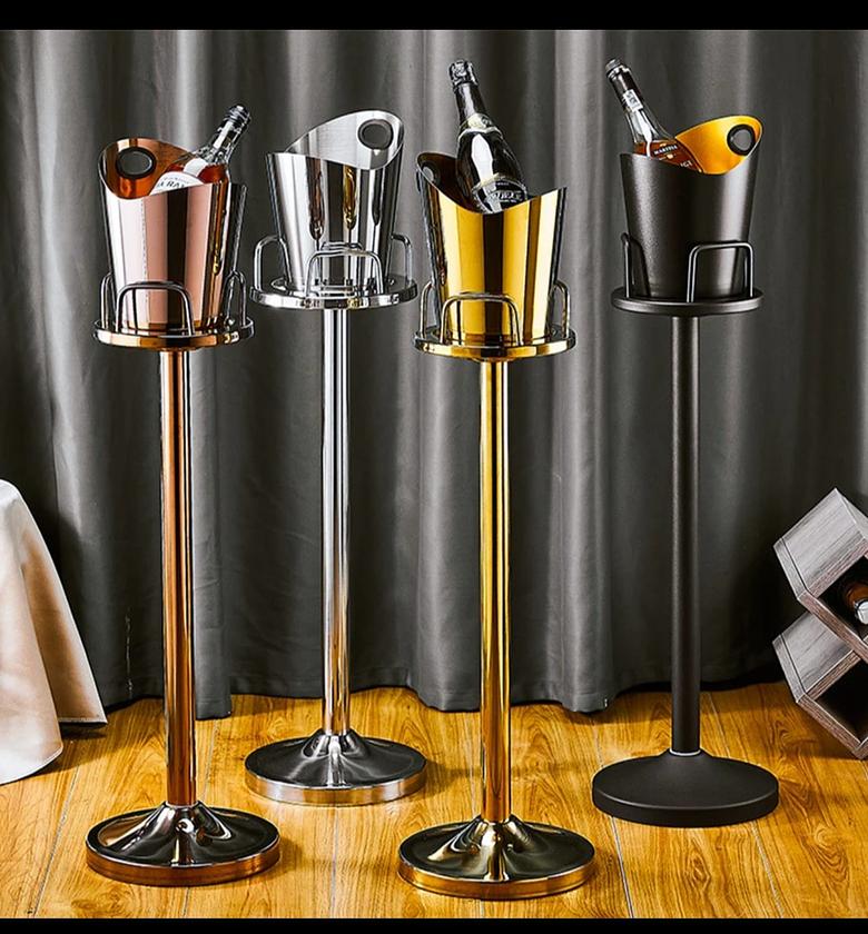 Luxury Champagne / Wine / Beer Ice Bucket Stand.Capacity 5Ltrs    image