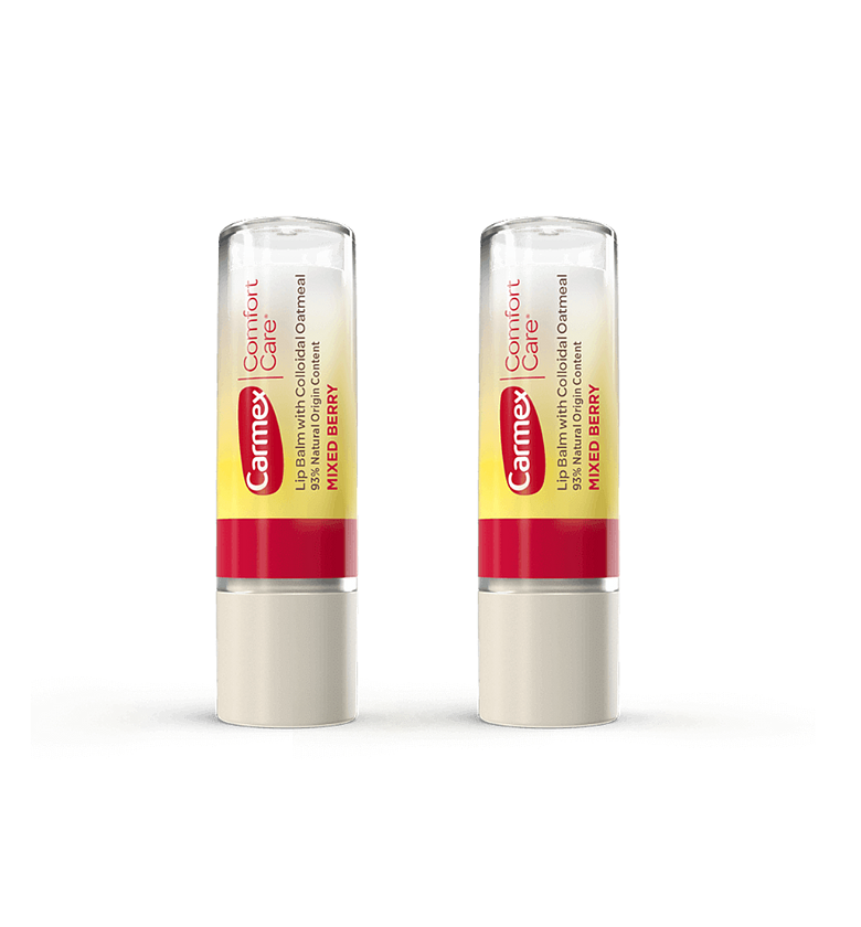 Carmex Colloidal Oatmeal Mixed Berry Lip Balm 2pcs image