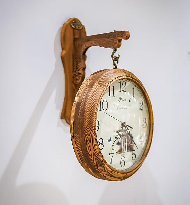 Vintage Double-Sided Clock image