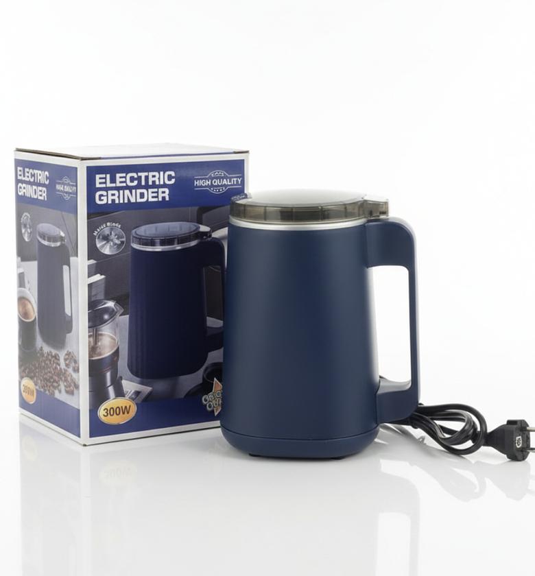 300W Multi-purpose Electric Spice & Coffee Bean Grinder Machine with Stainless Steel Blades for Dry Foods, Grains & Seeds image