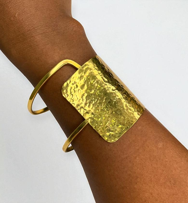 Ayana Brass Bracelet  Adjustable  image