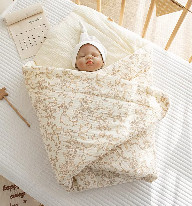 Nature Bloom Muslin Blanket image