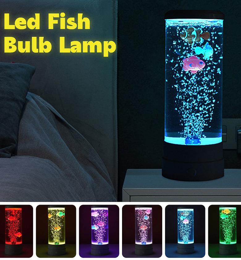 2.5l Led Bubble Fish Lamp Decor, Aquarium image