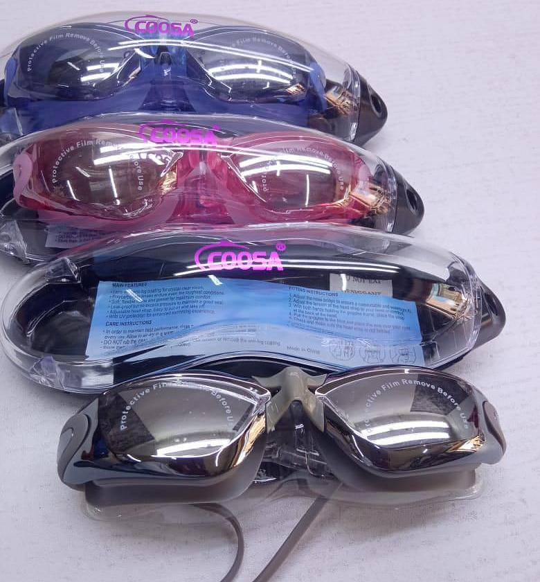 Adjustable Anti-fog swimming goggles for adults and young children image