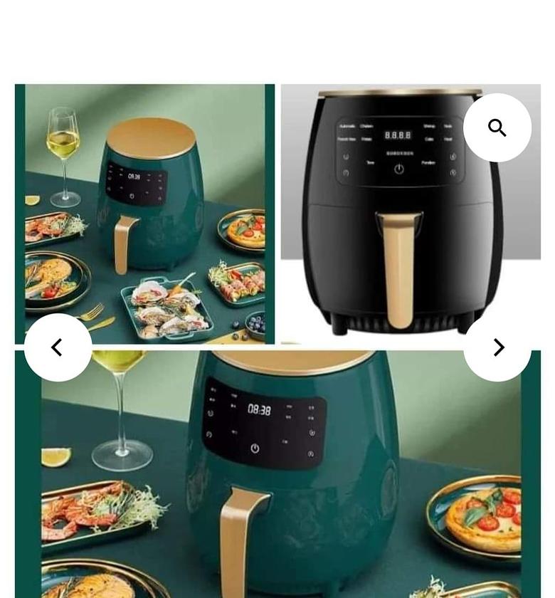 AIRFYER. German technology Reki 6Ltrs Digital Air Fryer- Healthy Frying, Deep Fry, Roast, Grill and Cook image