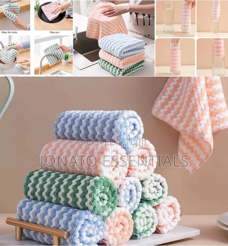 5pc Soft Kitchen Towel, Absorbent Kitchen Towels image