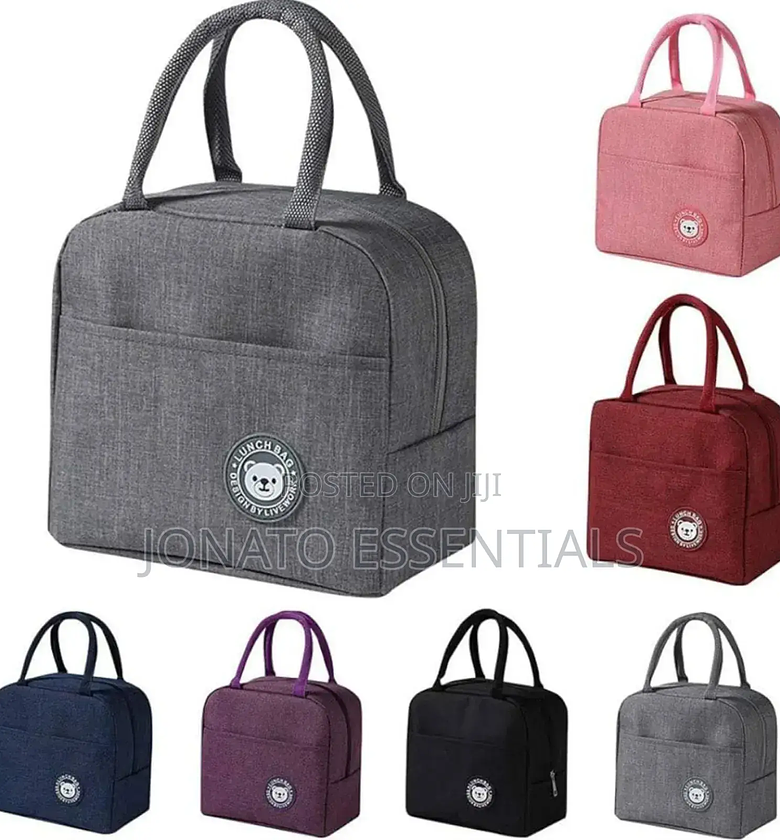 Insulated Lunch Box Bag, Lunch Bag, Picnic Lunch Bag image