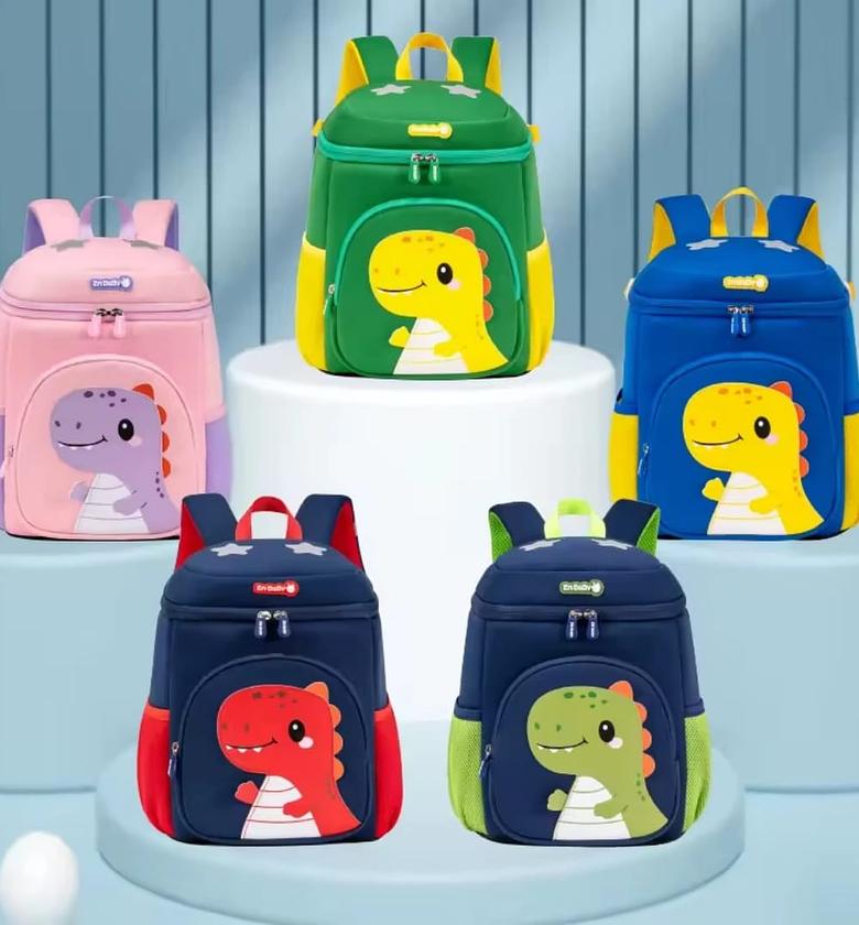 DinoRoar Kids Waterproof Mini Backpack image