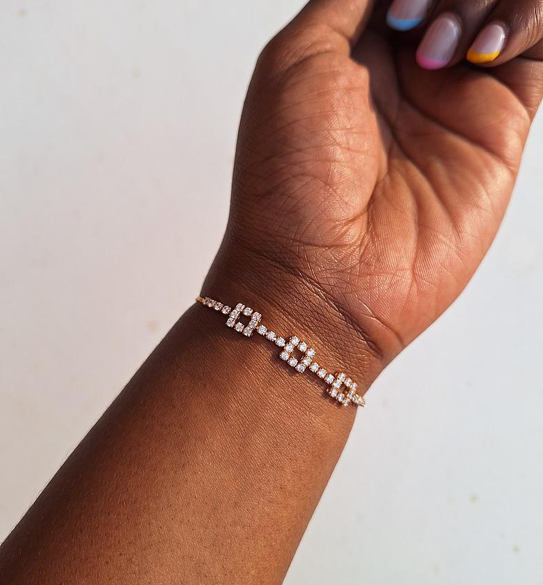 Drawstring design Hypoallergenic, non-tarnish, and anti-fading Gold Coated Bracelet✨️ KES 1200/= image