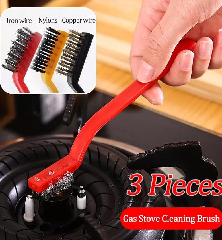 3 Piece Multipurpose Cleaning Wire Brushes image
