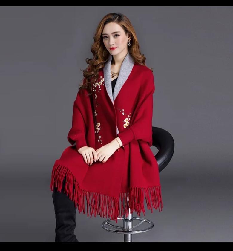 Poncho - MAROON image