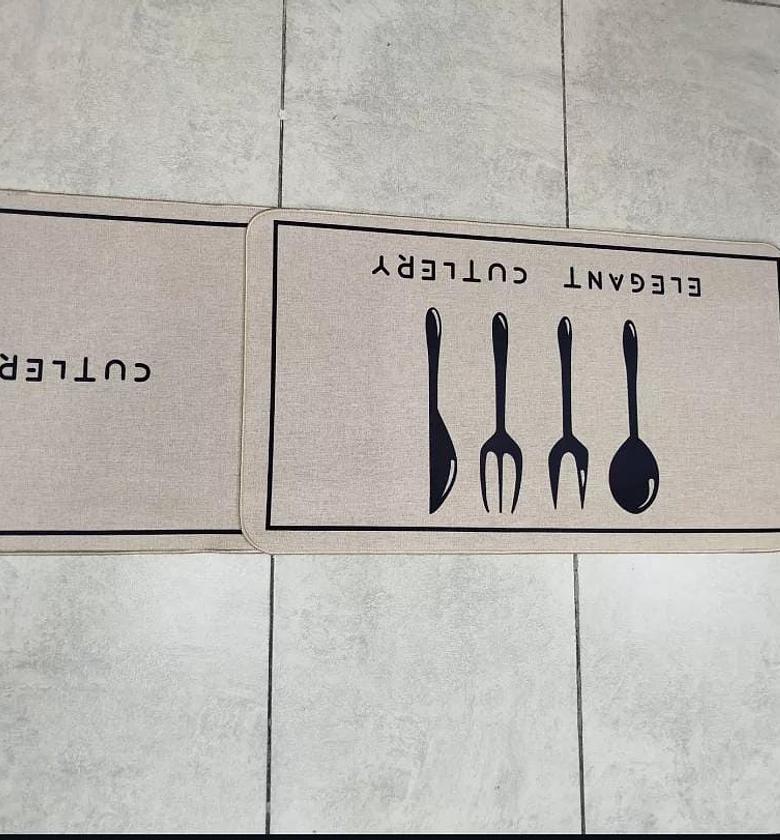 2 pcs Rubber Kitchen Mats image