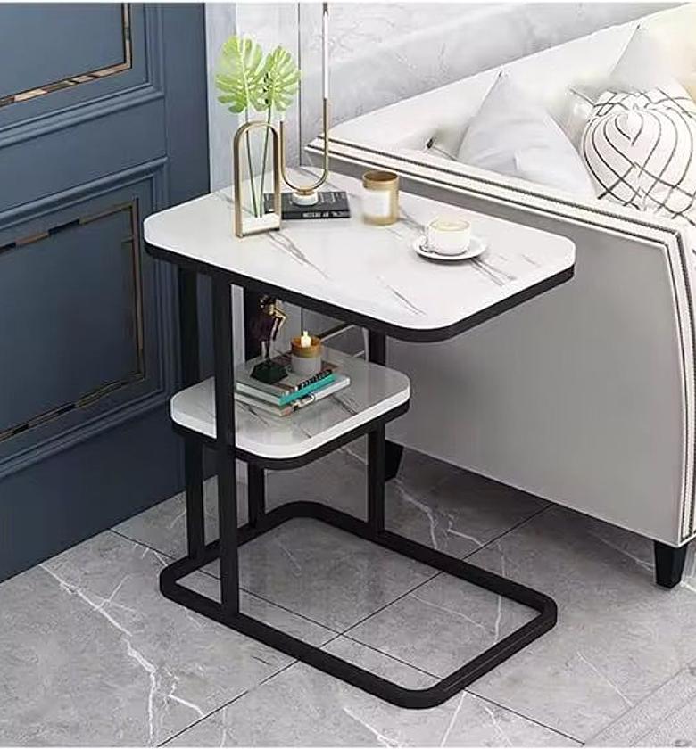 ▪️luxury Marble textured side table image