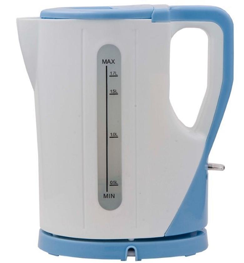 Ramtons RM/325- Cordless Kettle Aqua 1.7 Lts - White & Blue image