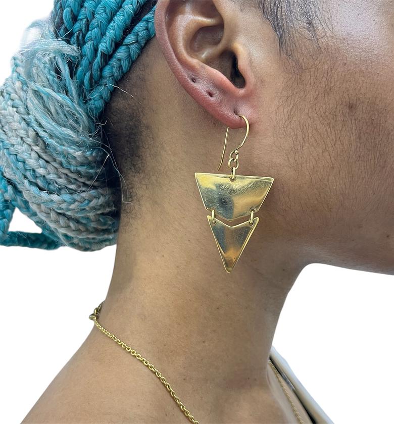 Thandiwe Brass Earrings  image