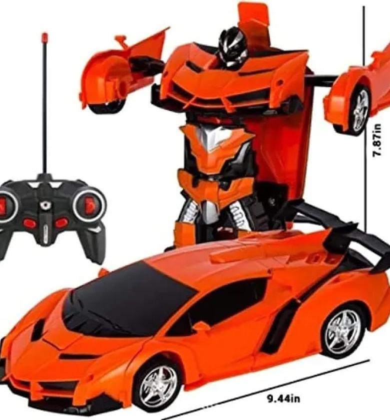 Rechargeable and remote controlled deformation car image