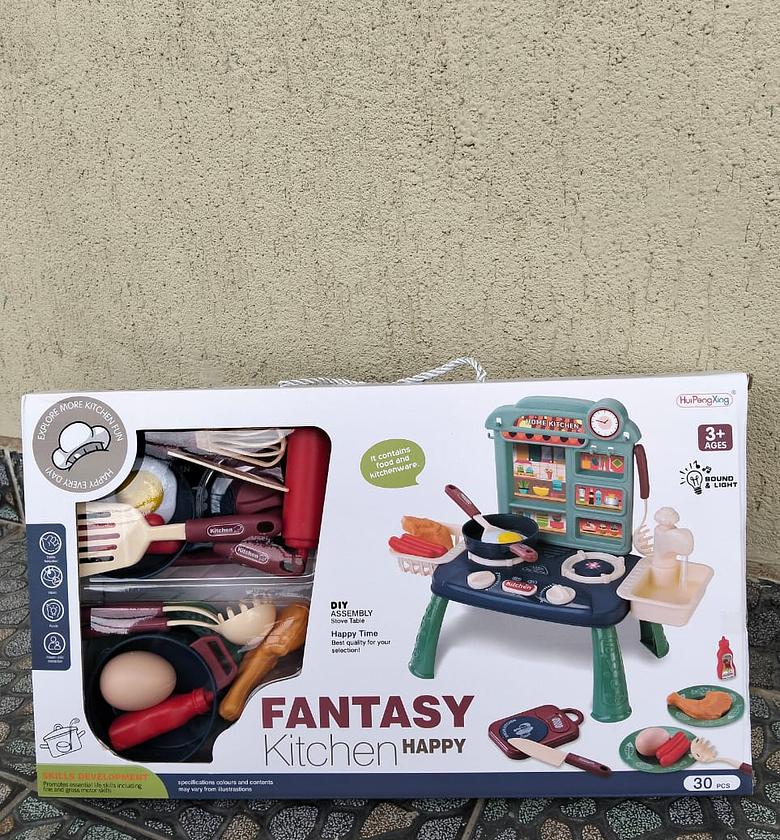 kids Fantasy kitchen happy play set 25 pcs image