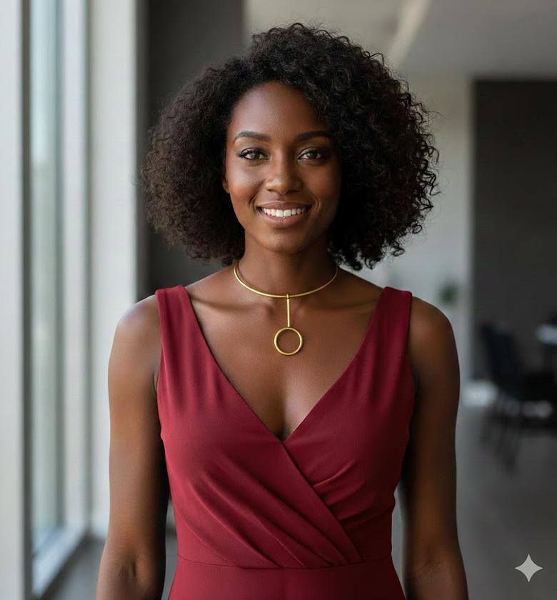 Bazu Brass Choker image