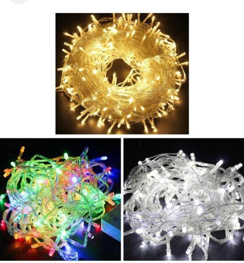 10meters 100 Lights Waterproof Led Christmas String Decoration Colorful Lights Lighting Wedding Party Home Yard Decor image