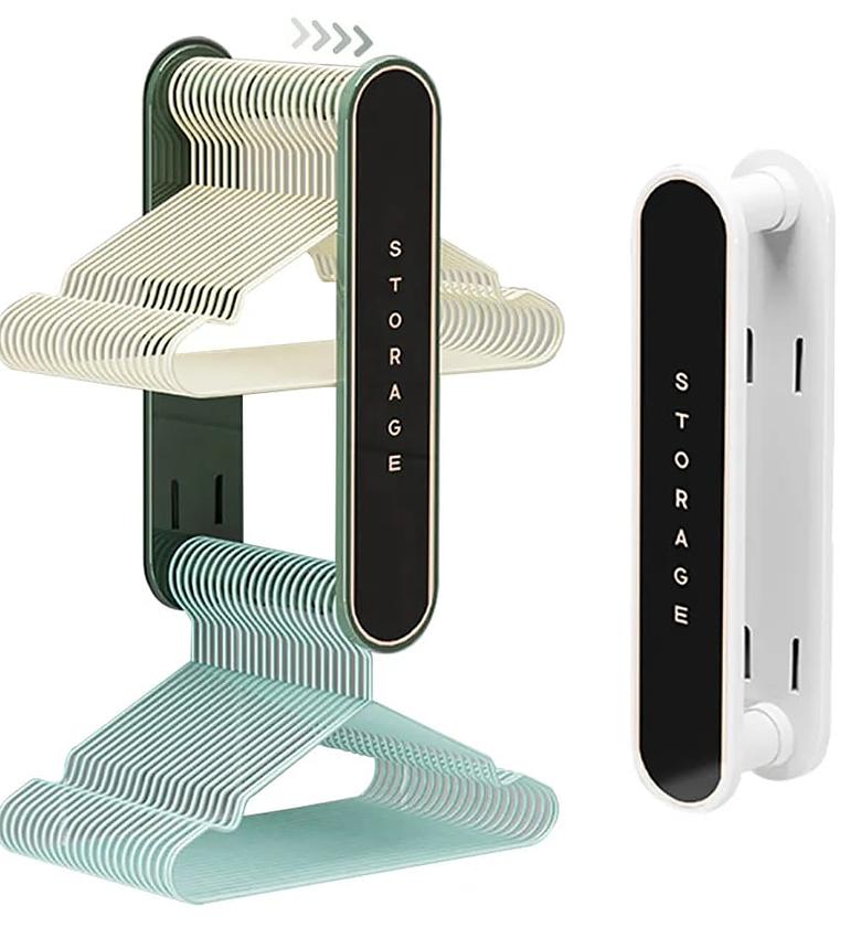 Retractable Hanger Storage Shelf Punch-free image