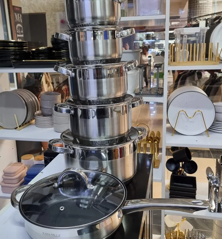 Culinary Grade 12-Piece Stainless Steel Cookware Collection image